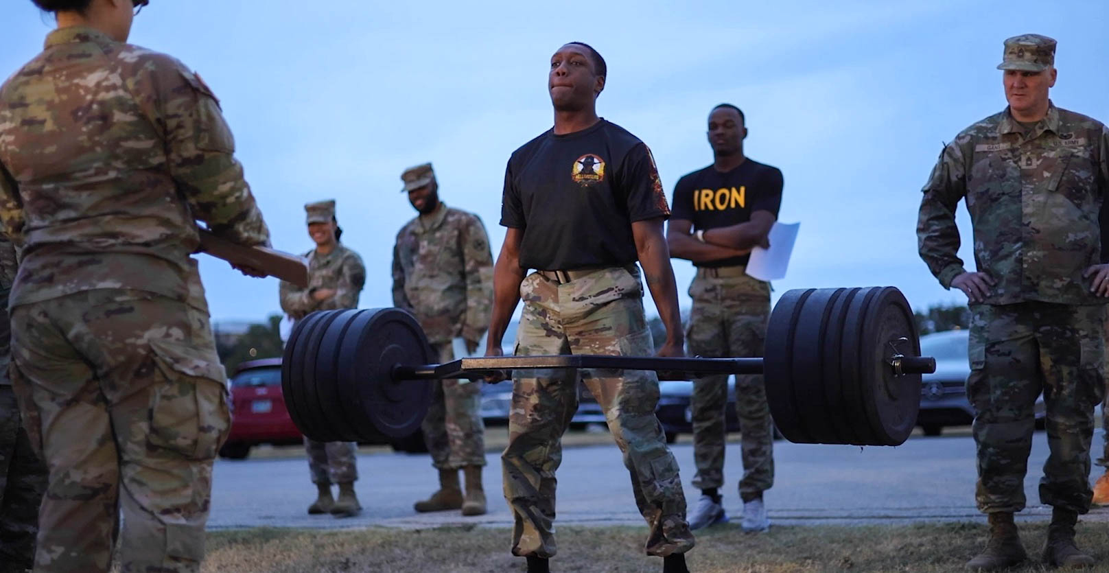 SSG Darius Harris, paralegal NCOIC
            assigned to Headquarters and Headquarters
            Company, 11th Corps Signal Brigade, III
            Armored Corps, participates in an Army
            Combat Fitness Test at Fort Cavazos, TX.
            SSG Harris won the 2024 Best Paralegal of
            the Year Competition. (Credit: SGT Asher
            Atkinson)